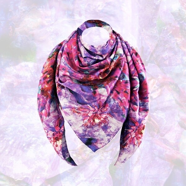 Impossible Flowers scarfs