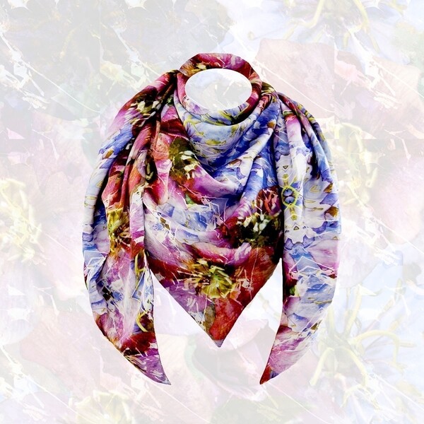 Impossible Flowers scarfs