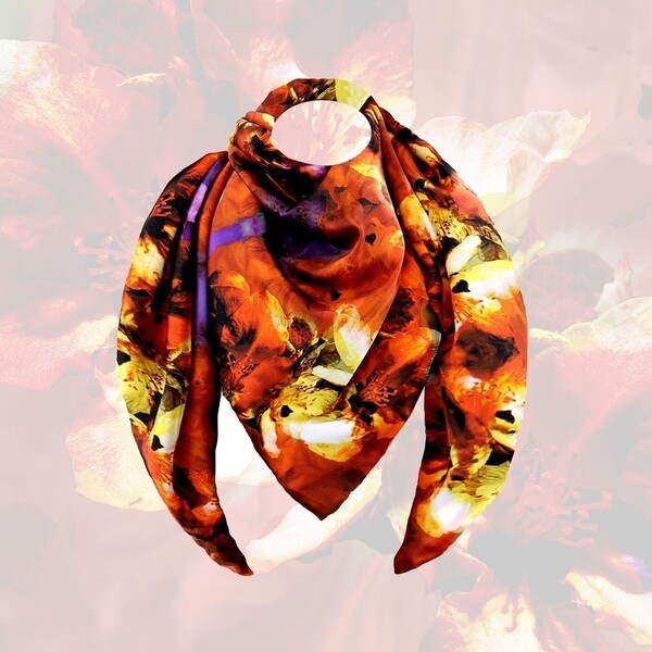 Impossible Flowers scarfs