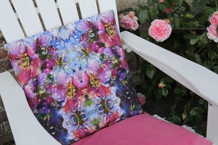 Outside flower Pillow